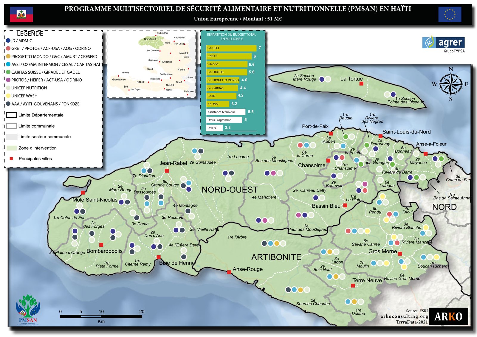 PMSAN Location Map